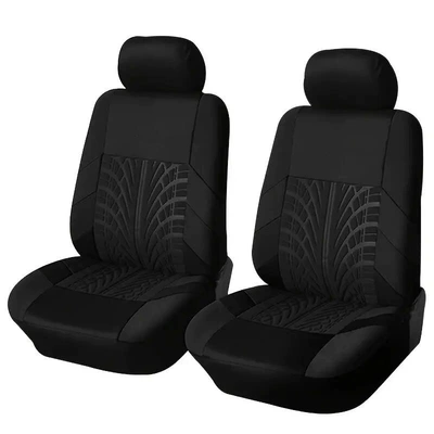 Universal seat cover, American style personality fashion press - black-press-double-seat-4-piece-set-general