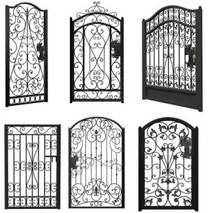 Decorative Garden Gate for Home, Self-Built House, Small Iron Gate, Villa Gate, Garden Gate, Anti-Theft Gate, New Rural Area