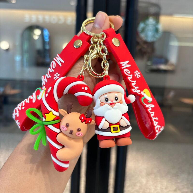 New Santa Claus Hanging Ornaments, Cartoon Dolls, Snowman Dolls, Christmas Tree Keychains, Cute Couple Bag Pendants New Santa Claus Hanging Ornaments, Cartoon Dolls, Snowman Dolls, Christmas Tree Keychains, Cute Couple Bag Pendants