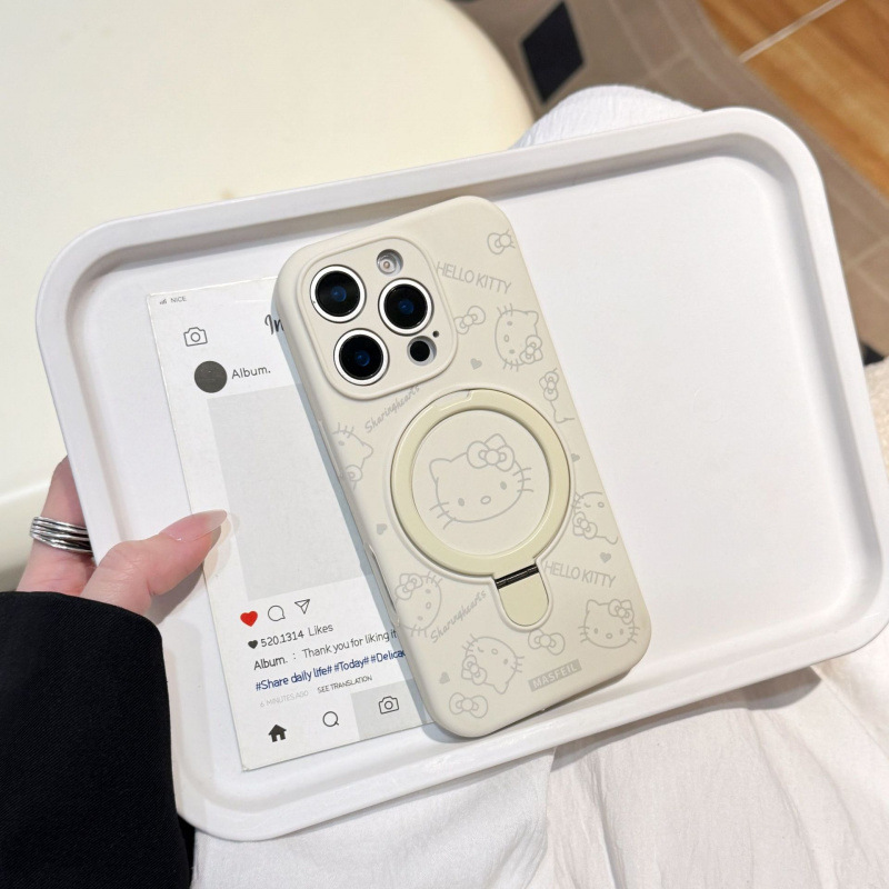 앤티크 화이트 키티 고양이