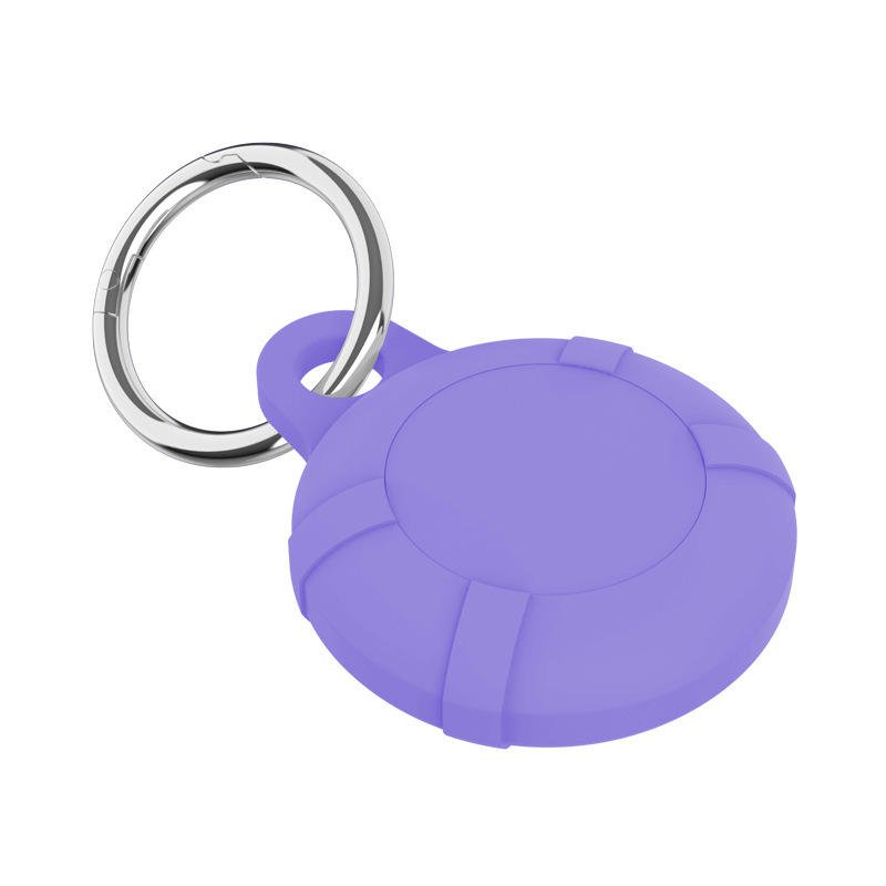 Aplicable a Apple Airtag funda protectora localizador rastreador anti-perdida llavero impermeable todo incluido funda protectora