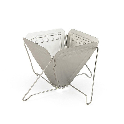 Outdoor camping coffee drip rack storage bag filter paper portable bag stainless steel folding portable coffee filter