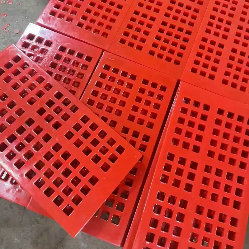 聚氨酯筛网 矿用聚氨酯振动筛板耐用高频矿砂筛选直线筛 厂家直销