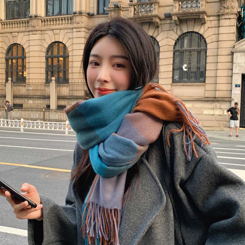 Bufanda Invierno Cuadros
