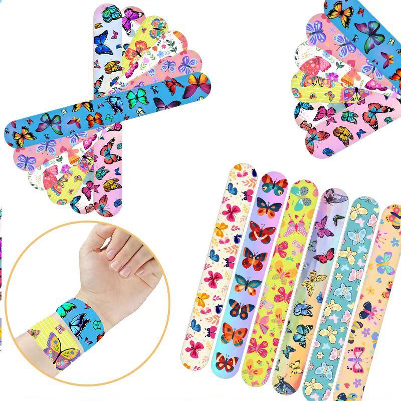 Nueva serie de mariposa Amazon collar pulsera PVC pulsera para niños