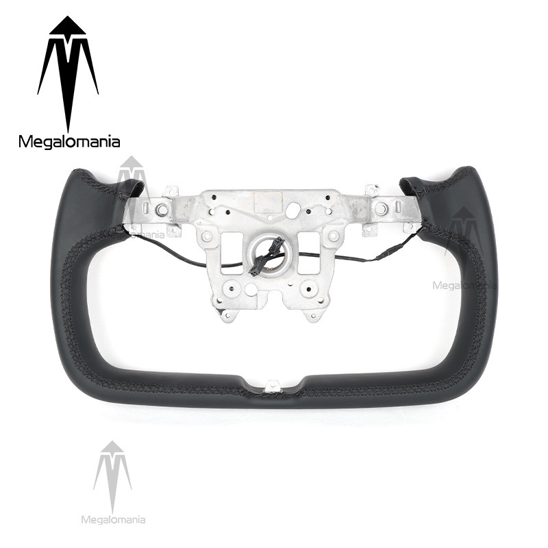 Suitable for Tesla's New Version of Model 3, Modified and Upgraded Heated Full-Leather Yoke Racing Steering Wheel