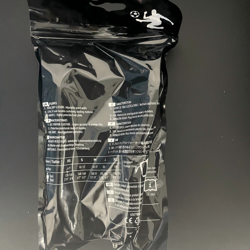 Transfronterizo spot tablero de protección de piernas de fútbol tablero de protección de piernas para adultos grueso tablero de protección de piernas tipo tablero de inserción de doble capa equipo de protección de piernas pantorrilla