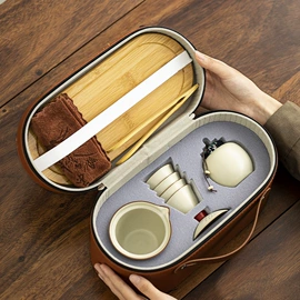 旅行茶具;陶瓷工艺品;茶宠摆件