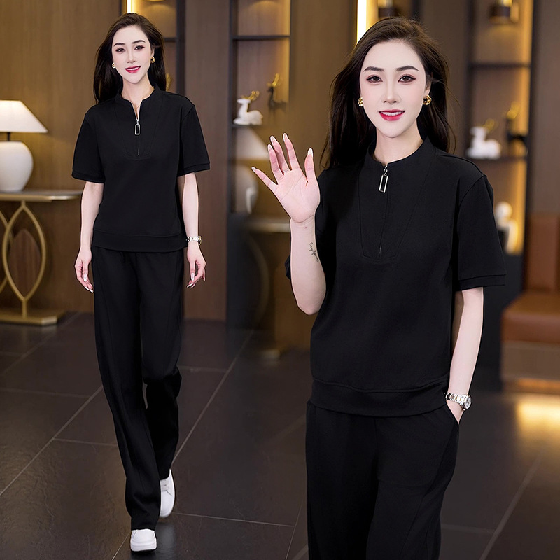 블랙[투피스 세트]