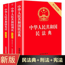 宪法刑法民法典新版标准一整套完整版法律法规书籍