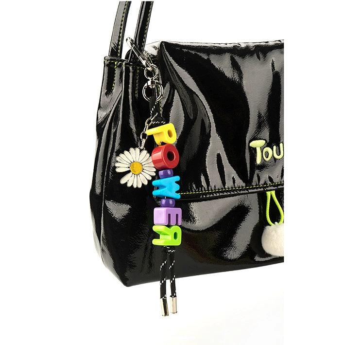 power dopamine colorful beads letter string charm cute miu style G-Dragon small daisy knitted hanging decoration