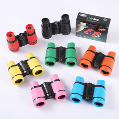 工場直売4x30子供玩具望遠鏡益智文教カラープラスチック滑り止めハンドル光学片高清