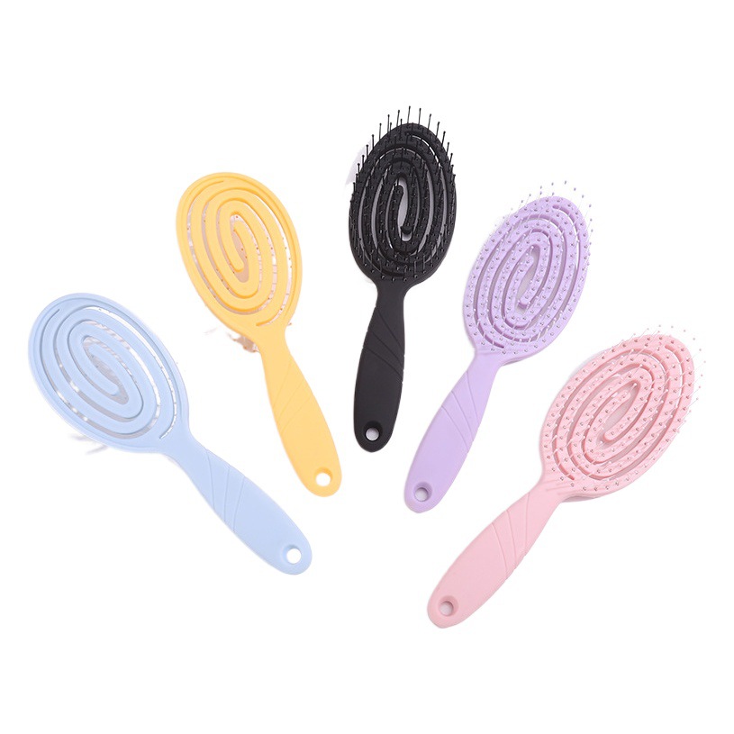 Fábrica de suministro de mosquitos peinado especial para damas de alta raíz de cabello de masaje flojo peinado de cabello hueco gran curva peinado