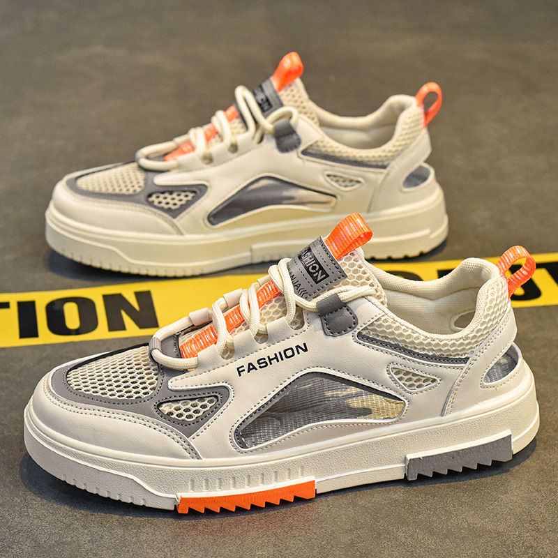 Zapatos de hombre verano 2025 nuevo estilo de moda zapatos deportivos casuales multifuncional altura ventilada amortiguador zapatos resistentes al desgaste