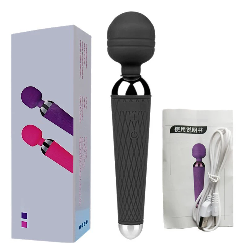 Вибратор Ino AV stick, USB-зарядка, силикон+ABS, тихий портативный массажер для женщин