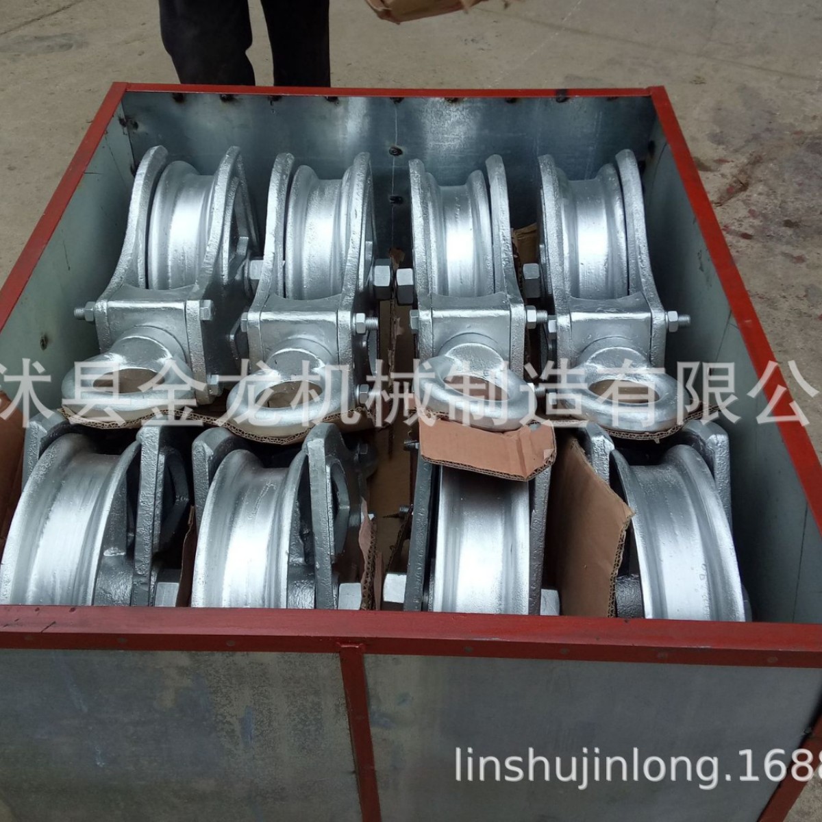 热镀锌拖网滑轮  美式滑轮  开口滑轮  起重滑轮