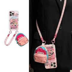 かわいい女性警察クロスボディバッグ Apple 16ProMax 携帯電話ケース iPhone15 新しい 13/14/12 に適しています