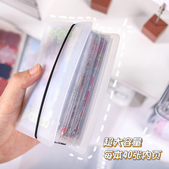 Ins大容量バインダー式ステッカー収納帳手帳diyはがき写真アルバムにステッカーを送る