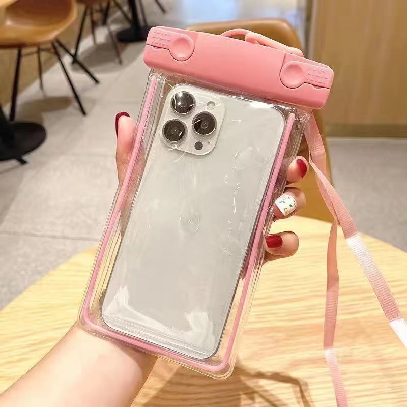 Bolsa impermeable para teléfonos móviles, bolsa de aire de dibujos animados, cubierta de pantalla táctil, bolsa impermeable para teléfonos móviles de 8 grados, bolsa impermeable para nadar, bolsa impermeable para buceo image 23