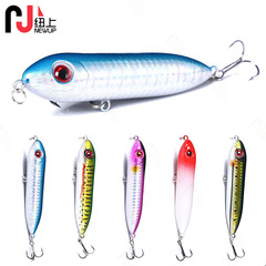 New Floating Zigzag Dog Lure 10CM 12G Bionic Plastic Hard Baits Fishing Tackle Wholesale