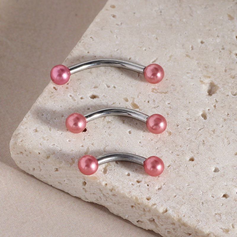 Labret piercing jewelry detail image