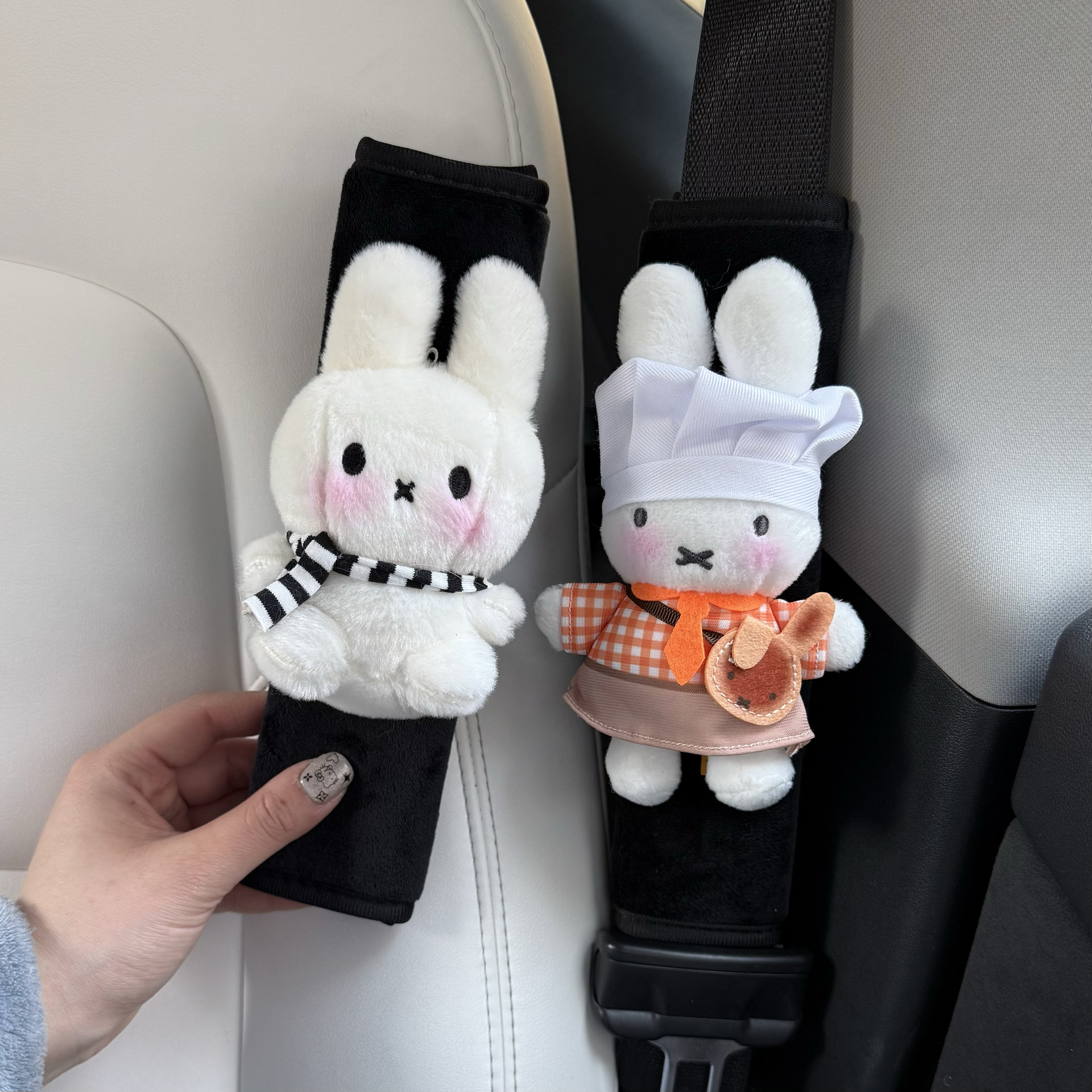 Car Seat Belt Shoulder Protector, Comfortable and Breathable, Anti-Strangle Protection for Long-Distance Use, Shoulder and Neck Safety Belt, Car Interior Supplies