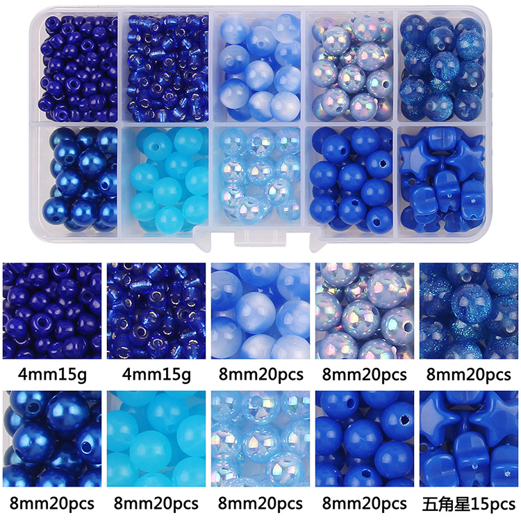 1 Caja Arílico Color Sólido Rosario display picture 3