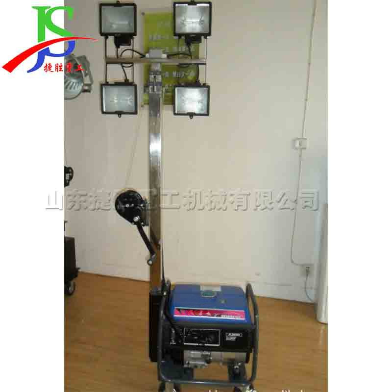 Ingeniería de iluminación de construcción de vehículos de elevación de tipo remolque rescate de emergencia y socorro en casos de desastres lámpara de iluminación de empuje de mano tipo de construcción nocturna de vehículos de iluminación