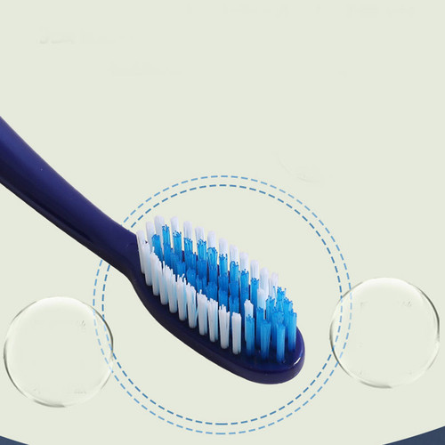 Hard bristle toothbrush single pack for men, adult soft bristle interdental brush for cleaning teeth, can be shipped wholesale