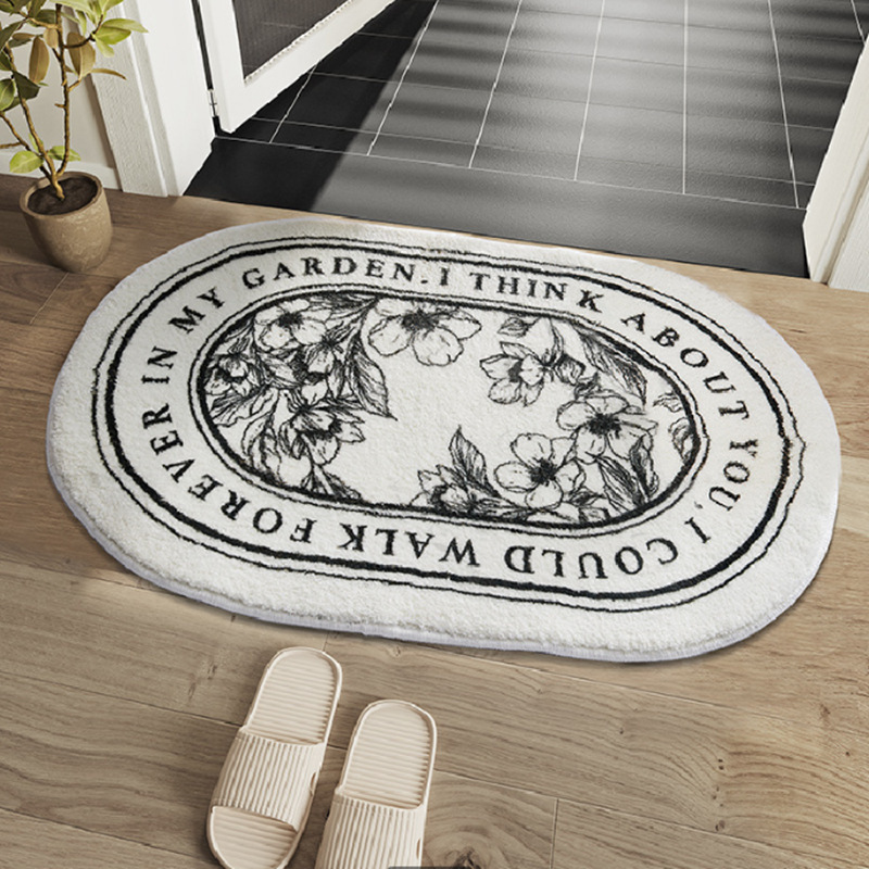 Daifa Bathroom Absorbent Floor Mat Modern Simple Household Bathroom Foot Mat Toilet Shower Door Mat Daifa Bathroom Absorbent Floor Mat Modern Simple Household Bathroom Foot Mat Toilet Shower Door Mat
