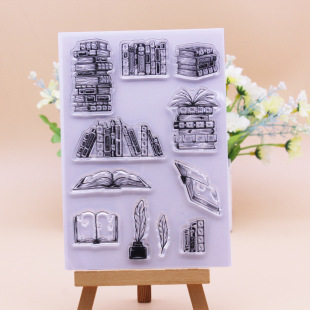 Transparent silicone seal book Journal clear stamp transparent seal