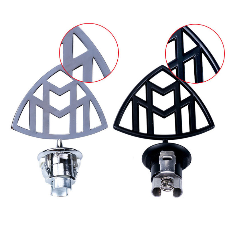 Suitable for Mercedes-Benz Maybach Original Car Logo S480 Vertical Logo S560 Logo S450 Logo Gls480 Front Logo S-Class Modification