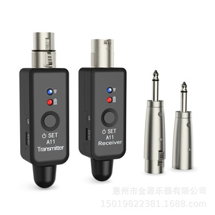 Electric guitar blowpipe 2.4G wireless transmission wireless transmitter wireless receiver comes with 3.5 adapter