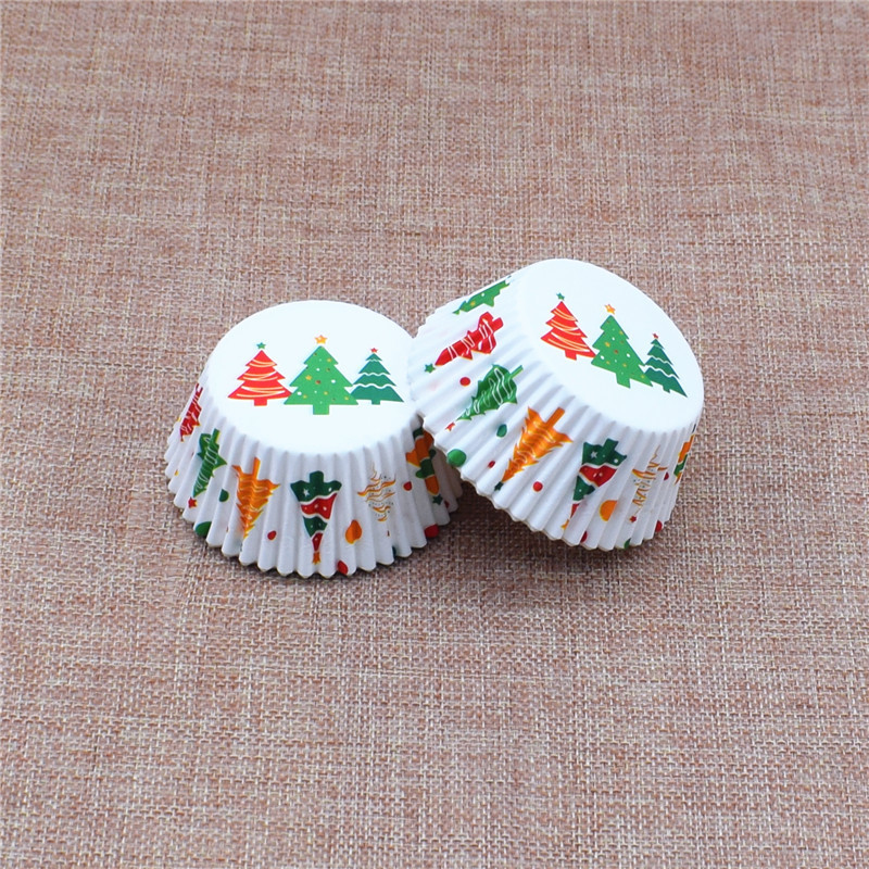 Hot sale pastel de papel a prueba de aceite 100 paquetes de postre de alto rendimiento pastel de nieve niang base de papel de horneado tazas