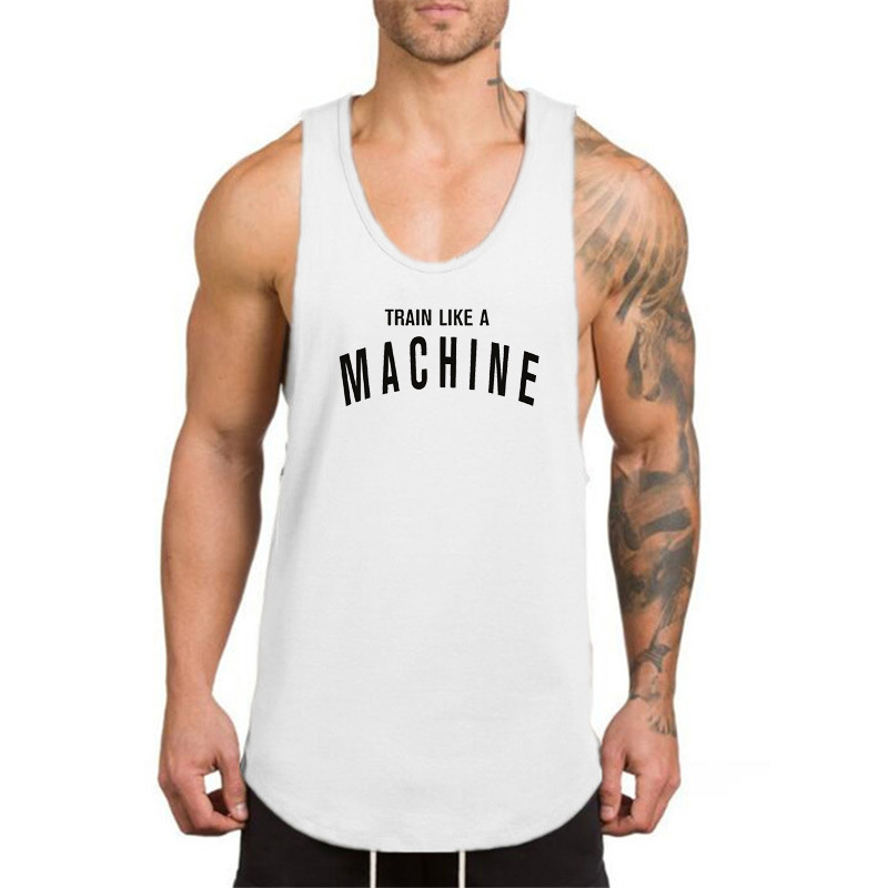 AliExpress hot! Men's Skin-Friendly Breathable Cotton Running Fitness Vest