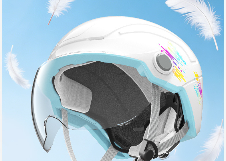 Ultra-light helmet, 3C certified, Class A, for electric vehicles and motorcycles, unisex, summer sun protection safety helmet