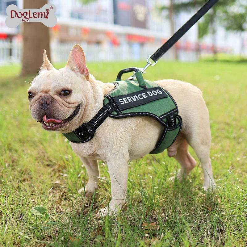 Седло для собак, дышащий трос, жилет, нагрудный ремень, взрывозащищенный, пробивной, тяговый трос, средний и большой трос для собак