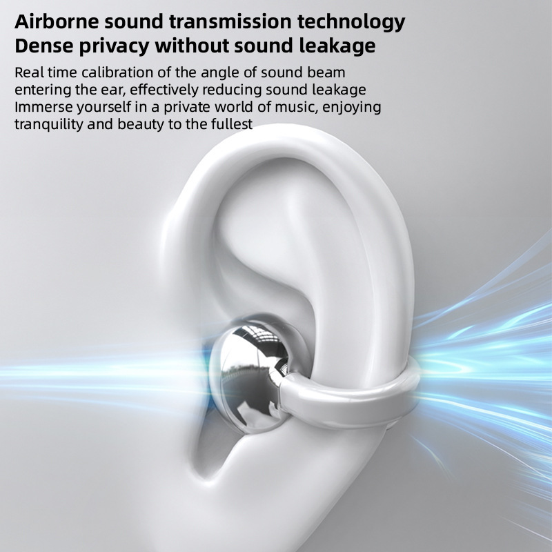 国境を越えた新しいプライベートモデルヘッドフォンワイヤレス Bluetooth イヤークリップヘッドフォン超ロング高耐久ノイズリダクションスポーツ Bluetooth ヘッドフォン|undefined