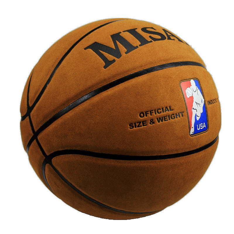 D2H No. 7 Game Suede Student Basketball Genuine Leather Cowhide Texture Basketball Outdoor School Sporting Goods