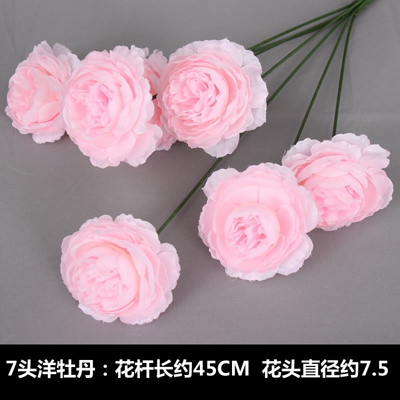 10 flores rosadas bodas flores de seda decoración floral flores falsas hortenida Wenxin Road Artes florales otros