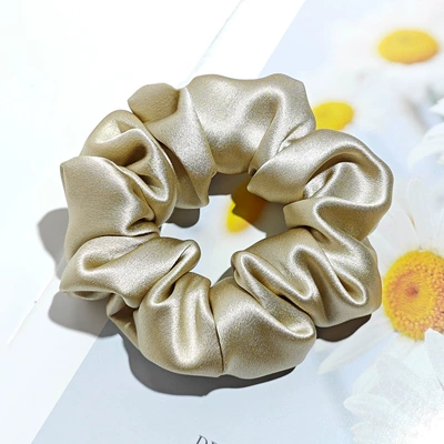 Saç üçün rezinlər | High-End Hair Accessory for Women - 30mm-4cm-hair-tie-khaki