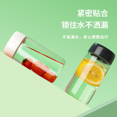 GIAVOS Plastic Cups Tritan with Lid Tea Cups Simple Portable Home Water Cups Advertising Gifts Wholesale Cups