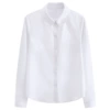 Shirt with a round collar