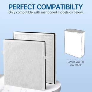 Applicable to LEVOIT Vital 100S 100S-RF 200S air purifier filter element filter