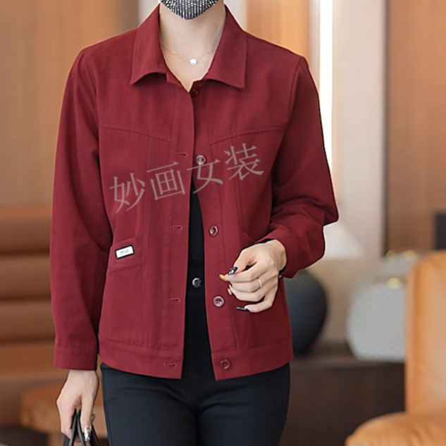 时尚水洗牛仔短外套女2025秋季新款宽松显瘦纯色百搭洋气夹克上衣|undefined