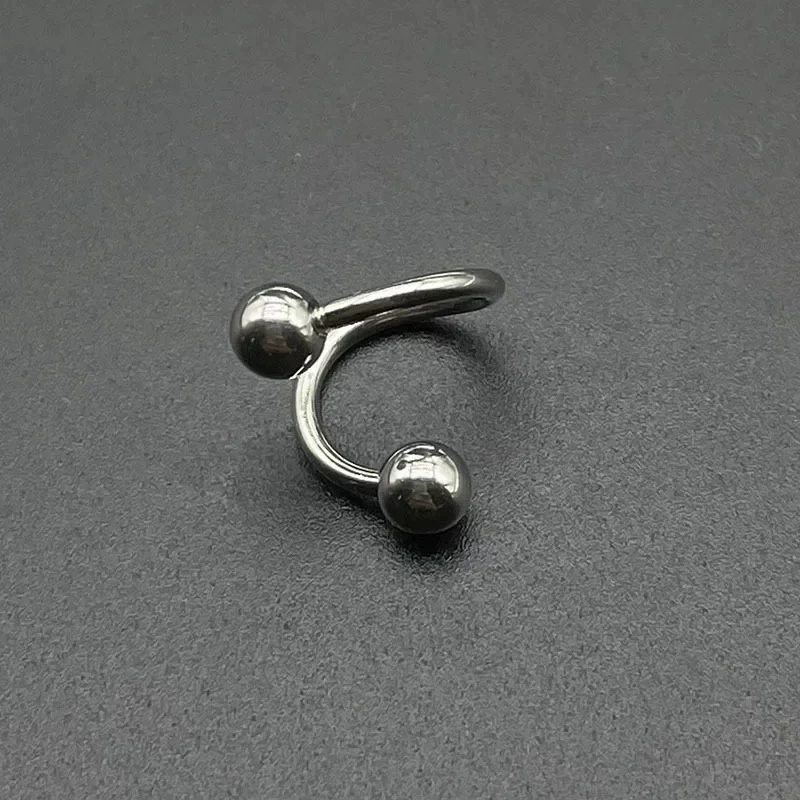 (Cross-border trading), silver lip piercing stainless steel, Amazon