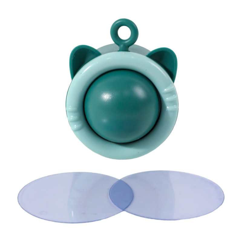 Cabeza de gato reversible, bocadillos de gato de menta, bocadillos de juguete, crema nutritiva para el cabello, puede reemplazar la bola de menta