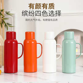 智能显温大容量水杯户外暖壶家用保温壶便携加厚宿舍热水壶焖烧壶