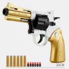 Revolver, soft bullet, interactive realistic toy gun for boys, can launch, for children and parents