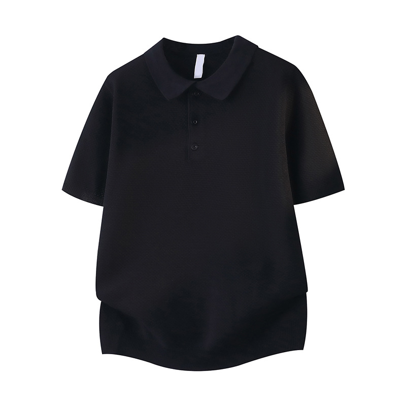 Polo camiseta de punto camiseta de manga corta de hombre estampado piña vieja camiseta de hielo de verano fábrica transfronteriza al por mayor